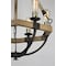 Maxim Lighting Lodge 6-Light 29.25" Wide Weathered Oak / Bronze Chandelier 20337WOBZ - alternate 3
